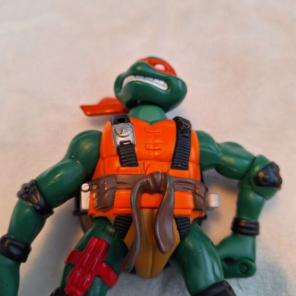 Lot of 2‎ Michelangelo TMNT Figures 2005 Monster Trappers & 2023 Movie Star - Picture 3 of 12
